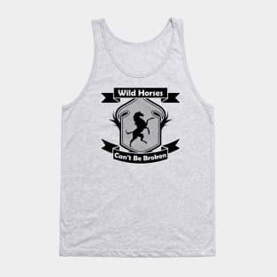 Emblem Wild Horses Cannot Be Broken Tank Top